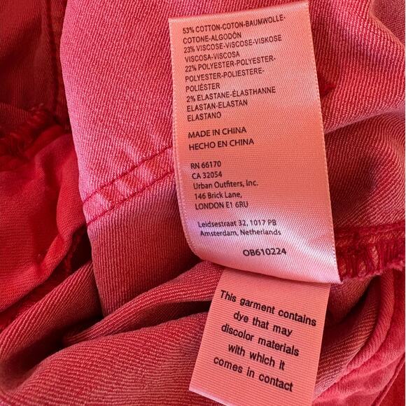 We the Free Just Float on Flares Raw Hem Super Flare Stretch Jeans sz 28 STAINS! - Picture 8 of 11